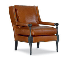 Brinkley Leather Accent Chair (Made to order leathers)