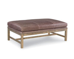 Kyle 32&quot; x 52&quot; Leather Rectangular Cocktail Ottoman (+45 leathers)