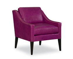 Hoffman Leather Accent Chair (Made to Order Leathers )