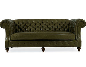 Chichester 79&quot; - 89&quot; or 101&quot; Leather Sofa (Made to Order Leathers)