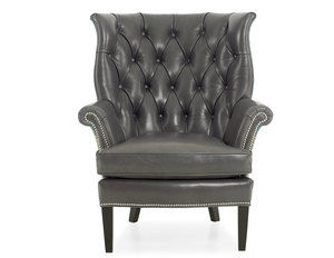 Devereux Leather Wing Chair (Made to Order Leathers)