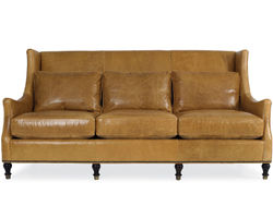 Gaston 81"Leather Nail Head Sofa (+45 leathers)