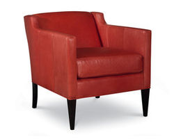 Lily Leather Accent Chair (Made to Order Leathers)