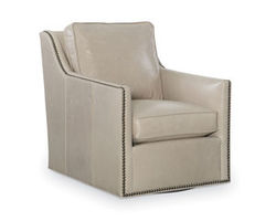 Janson Leather Swivel Chair (Made to Order Leather)