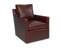 Oliver Leather Chair - Swivel Chair Available (Made to Order Leathers)