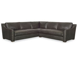Fisher Stationary Leather Sectional (+45 leathers)