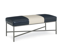 Vixen 21"  x 49" Leather Rectangular Cocktail Ottoman (+45 leathers)