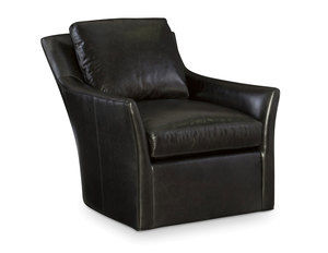Studio Leather Chair - Swivel Available (Made to Order Leathers)