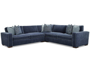 Mendocino Stationary Sectional with Down Cushions (Made to order fabrics)