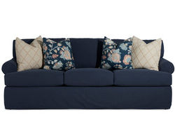 Savin 87&quot; Slipcover Sofa (Includes Arm Pillows)
