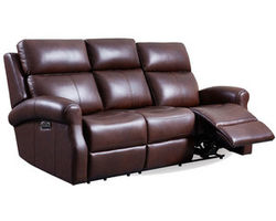 Altoona Leather Power Headrest Power Reclining Sofa