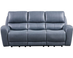 Bel Air Leather Power Headrest Power Reclining Sofa