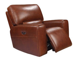 Broadway Leather Power Headrest Gliding Power Recliner