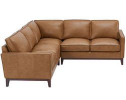 Newport 3 or 4 Piece Top Grain Leather Sectional