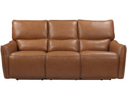 Portland Leather Power Headrest Power Reclining Sofa