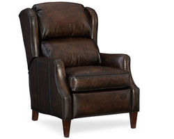 Strickland 3-Way Leather Lounger W/Articulating Headrest (Made to order leathers)