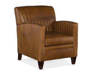Barnabus Leather Club Chair 8-Way Tie (Made to order leathers)