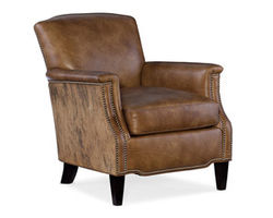 Vincent Stationary Leather Chair (Made to order leathers)