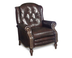 Victoria High Leg Leather Reclining Lounger (Made to order leathers)