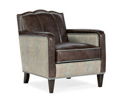 Griffin Stationary Leather Chair 8-Way Hand Tie (Made to order leathers)