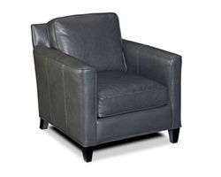 Yorba Stationary Leather Chair 8-Way Tie (Made to order leathers)