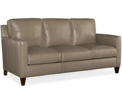 Yorba Stationary Leather Sofa 8-Way Tie (Made to order leathers)