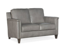 Davidson Stationary Leather Loveseat 8-Way Hand Tie (Made to order leathers)