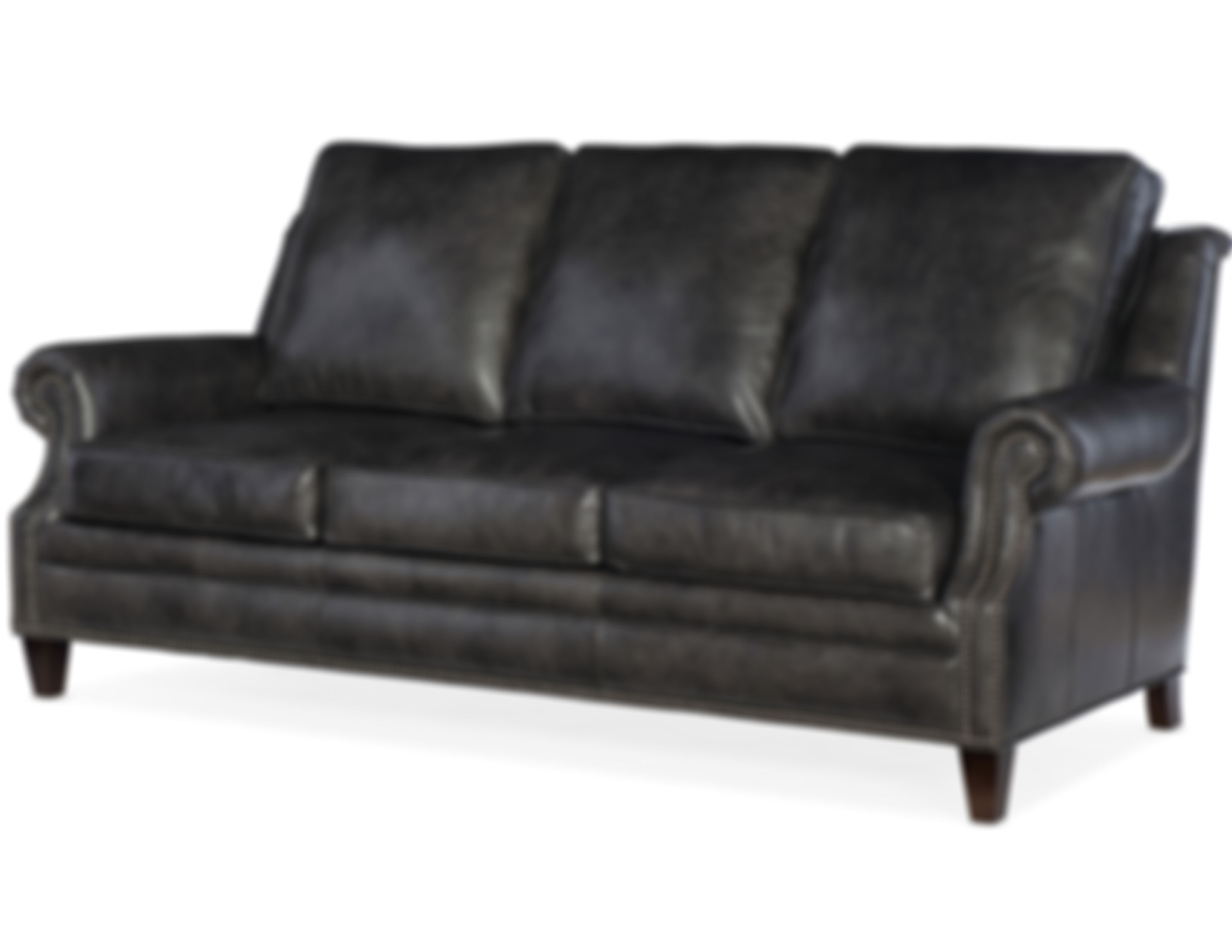 Roe Stationary Leather Sofa 8Way Tie (Made to Sofas and Sectionals