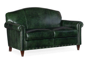 Thompson Leather Settee 8-Way Hand Tie (Made to order leathers)