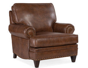 Carrado Leather Stationary Chair 8-Way Tie (Made to order leathers)
