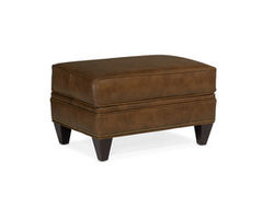 Carrado Leather Ottoman (Made to order leathers)