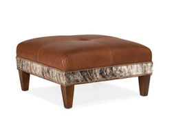 Fair-N-Square Square Leather Ottoman (Made to order leathers)