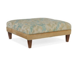 XL Fair-N-Square Square Leather Ottoman (Made to order leathers)