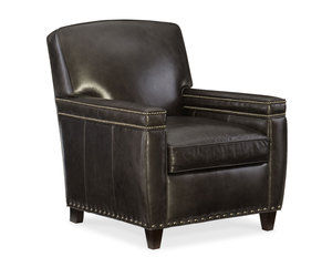 Saylor Leather Club Chair (Made to order leathers)