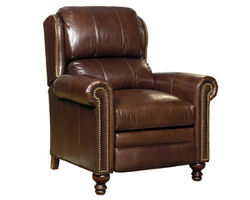 Satchel Wall-Hugger Leather Recliner W/Brass Nails (Made to order leathers)
