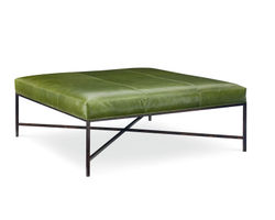 Vixen 49" Square Leather Cocktail Ottoman (+45 leathers)
