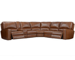 Rockford Leather Power Headrest Power Reclining Sectional