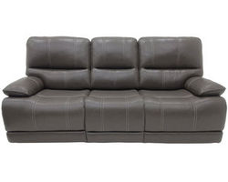 Shelby Haze 90&quot; Power Headrest Power Reclining Sofa (Leather like fabric)