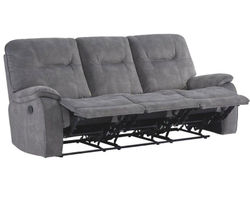 Cooper Grey 83" Triple (3) Reclining Sofa (In stock - Fast shipping)