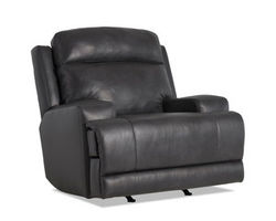 Carthage Leather Power Headrest Power Recliner (Wide Seat)