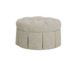 Chateau 32&quot; Round Ottoman (+75 fabrics)