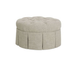 Chateau 32&quot; Round Ottoman (Made to order fabrics)
