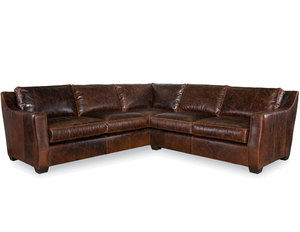 Barrett Leather Sectional (Made to order leathers)