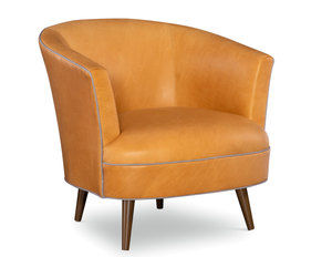 Graham Leather Accent Chair (Made to order leathers)