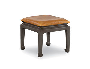 Imperial Square Leather Ottoman (Made to order leathers)