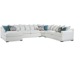 Melrose Place Stationary Sectional (Custom fabrics)