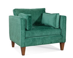 Manhattan Club Chair (Custom fabric and finish)