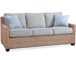 Monterey 80&quot; Rattan Sofa (Custom fabrics)