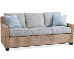 Monterey 80" Rattan Sofa (Custom fabrics)