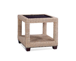 Monterey Rattan End Table (Made to order finishes)